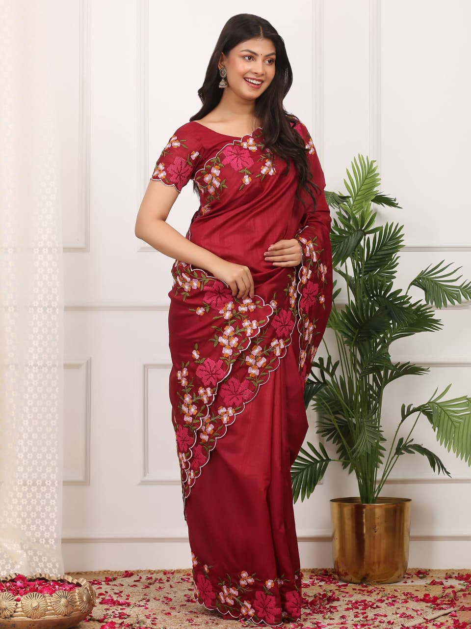 Beautiful Trending Designer Manipuri Silk Saree by Anupmaa