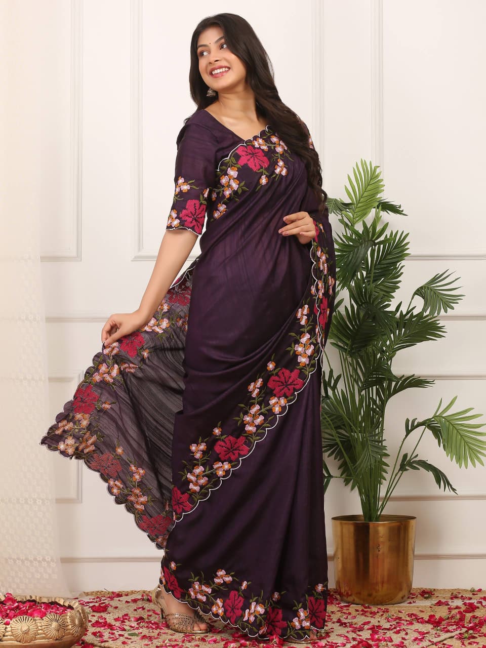 Beautiful Trending Designer Manipuri Silk Saree by Anupmaa