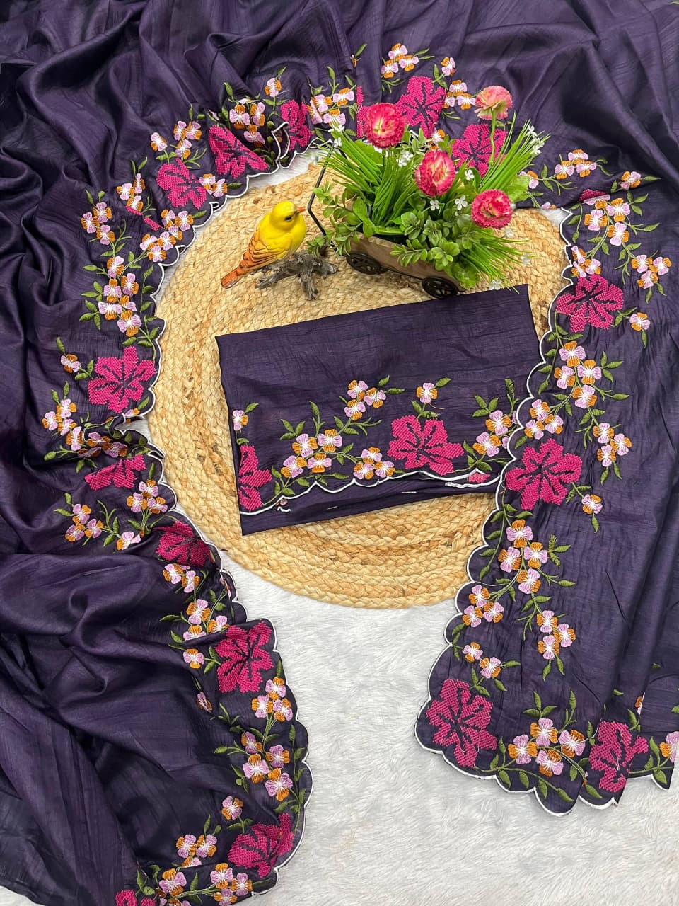 Beautiful Trending Designer Manipuri Silk Saree by Anupmaa