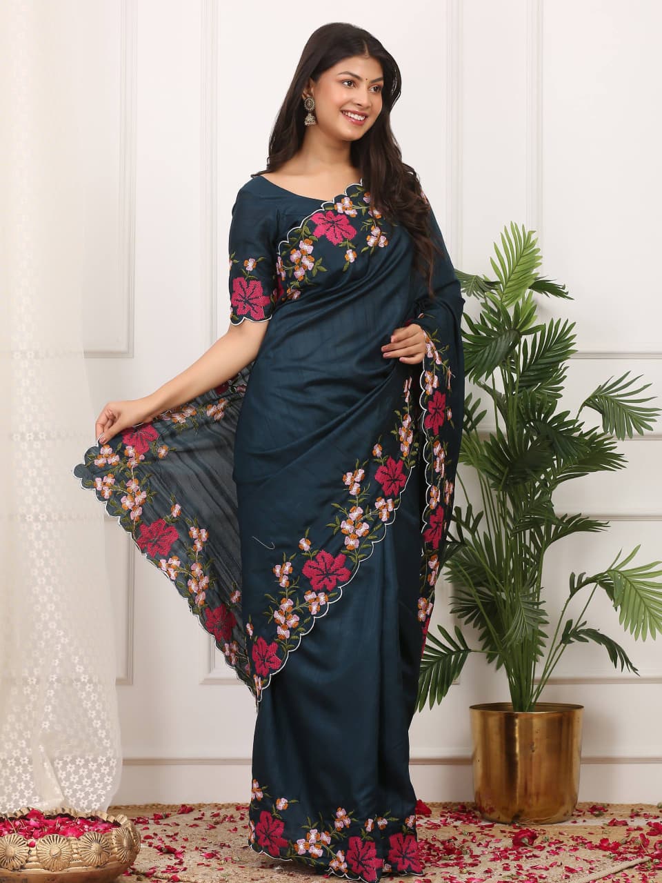 Beautiful Trending Designer Manipuri Silk Saree by Anupmaa