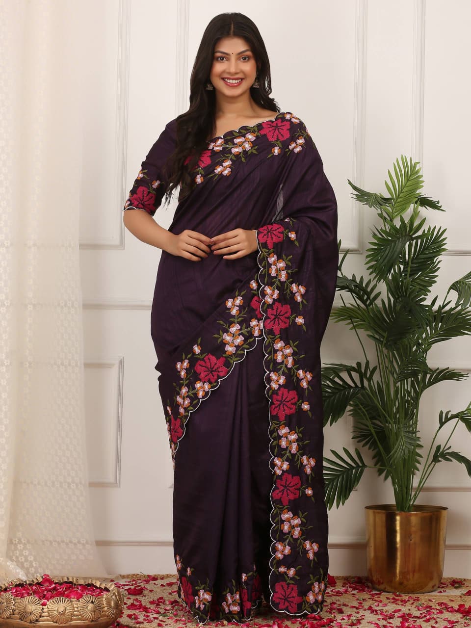 Beautiful Trending Designer Manipuri Silk Saree by Anupmaa