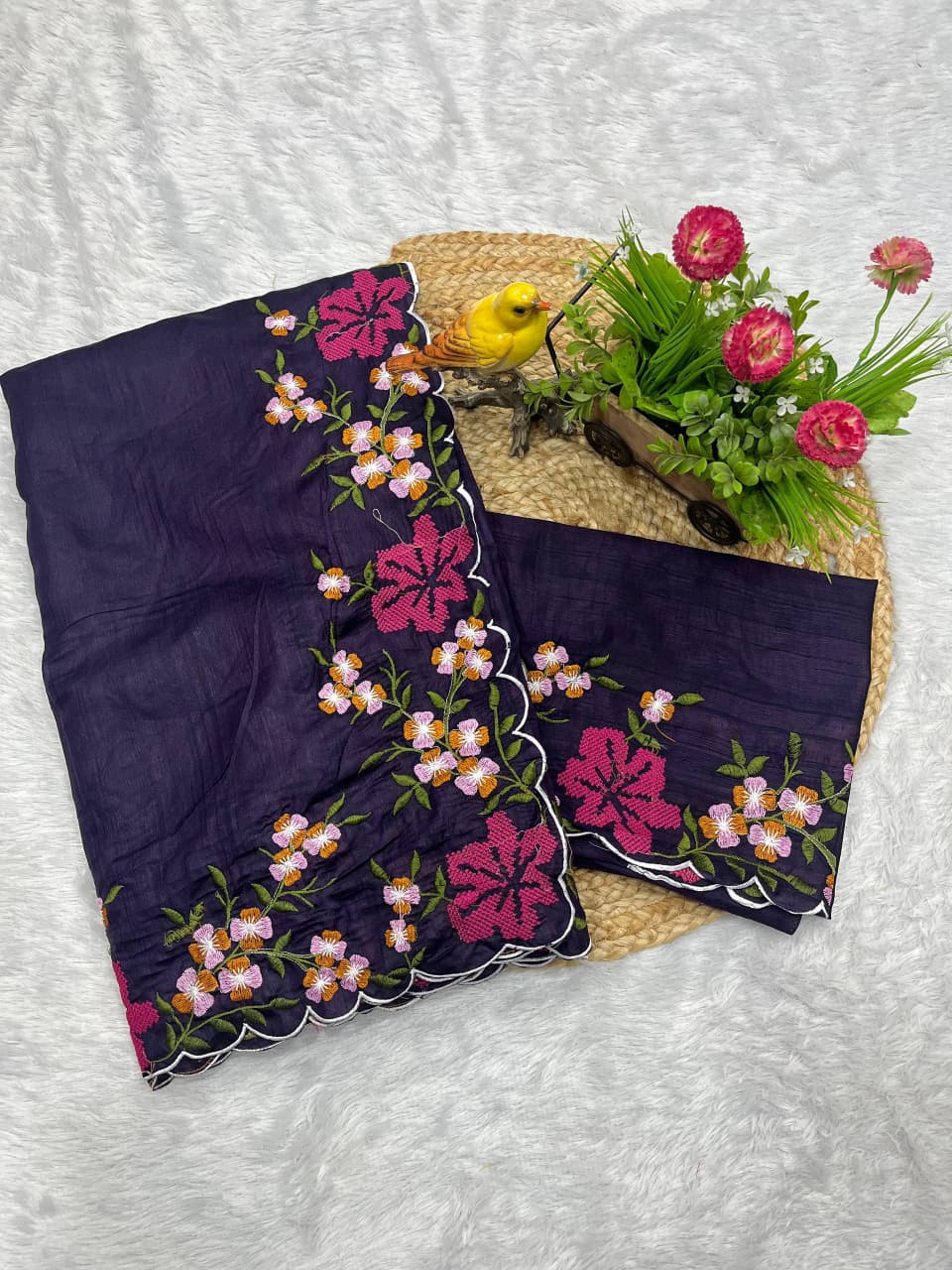 Beautiful Trending Designer Manipuri Silk Saree by Anupmaa