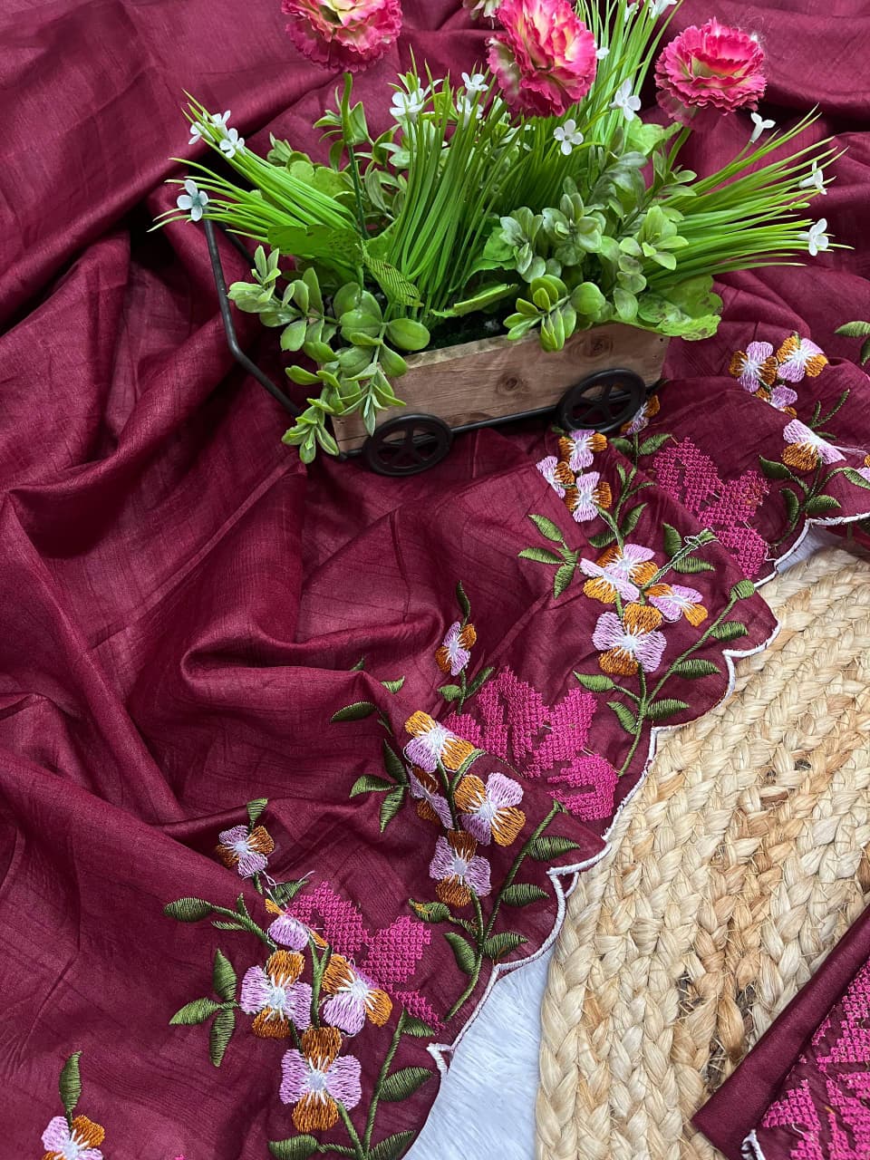 Beautiful Trending Designer Manipuri Silk Saree by Anupmaa