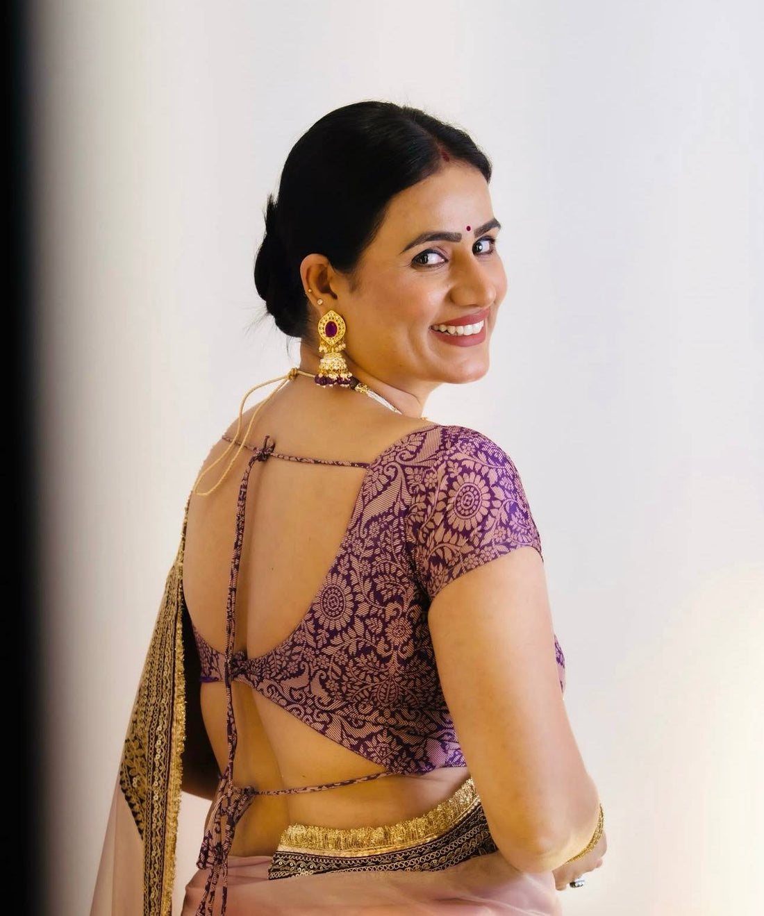 Designer Soft Twill Net Fancy Lace Border Saree