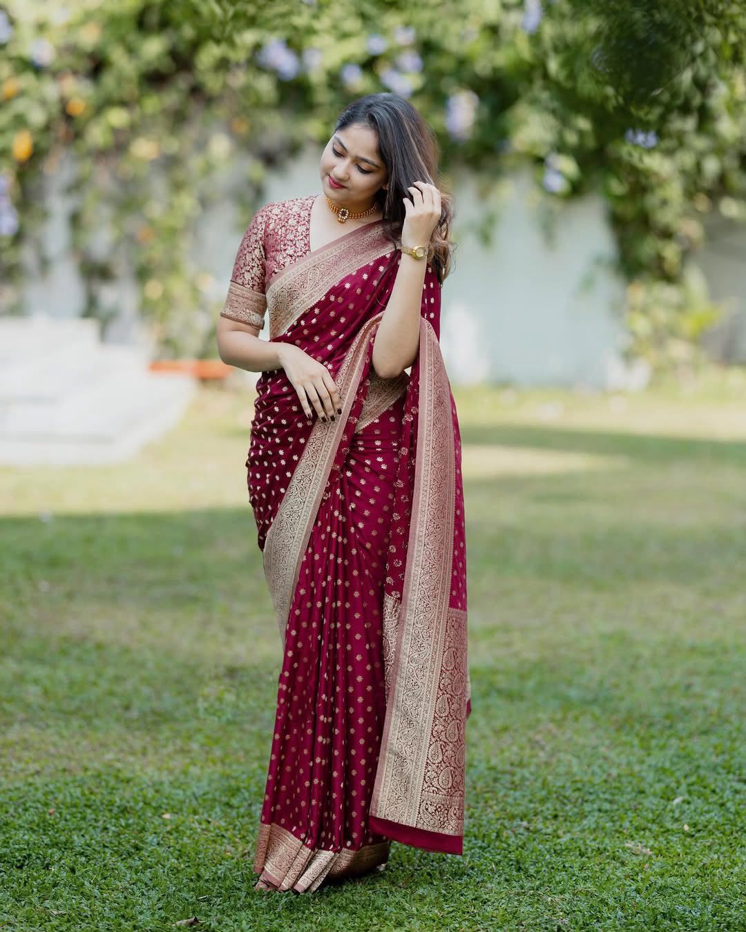 ✨ Premium Soft Lichi Silk Saree with Rich Pallu & All-Over Jacquard Weaving | Elegant Festive & Party Wear Collection ✨