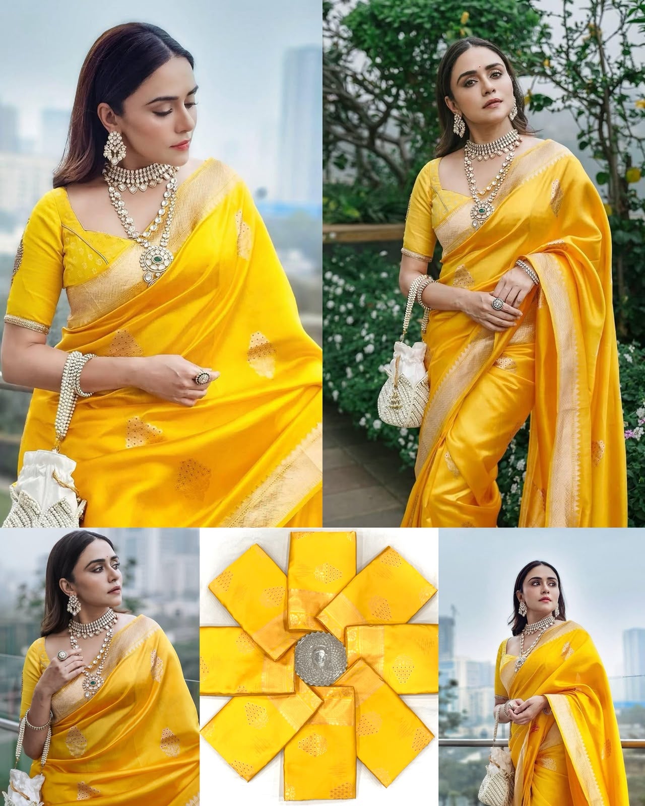Timeless Soft Lichi Silk Designer Saree