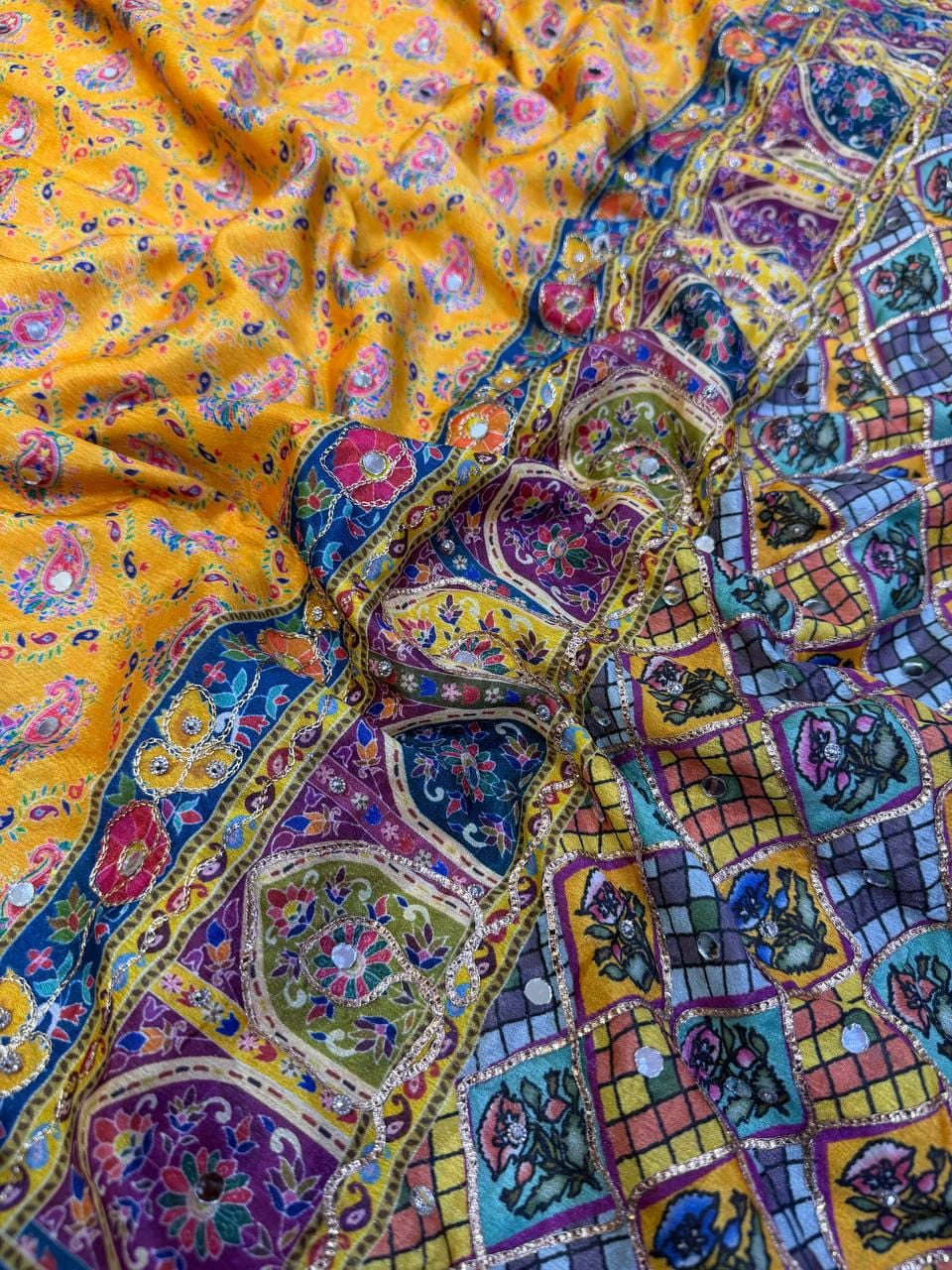 Signature Soft Chinnon Festive Wear Saree