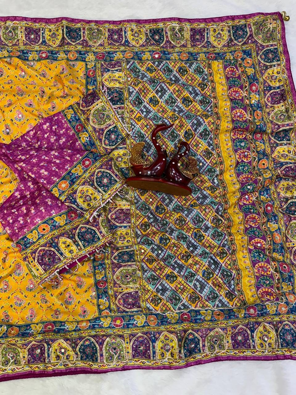 Signature Soft Chinnon Festive Wear Saree