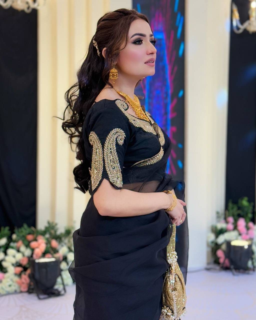 Elegance Rangoli Silk Sarees | Zari and Sequin Embroidery Work | Weddings Sarees | Anupmaa