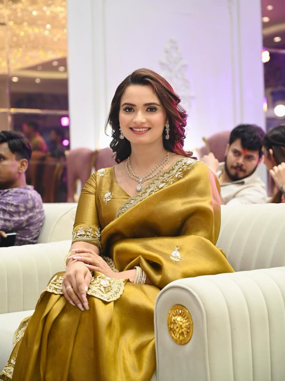 Heavy Trendy Satin Silk Fancy Zari & Sequence Work Collection