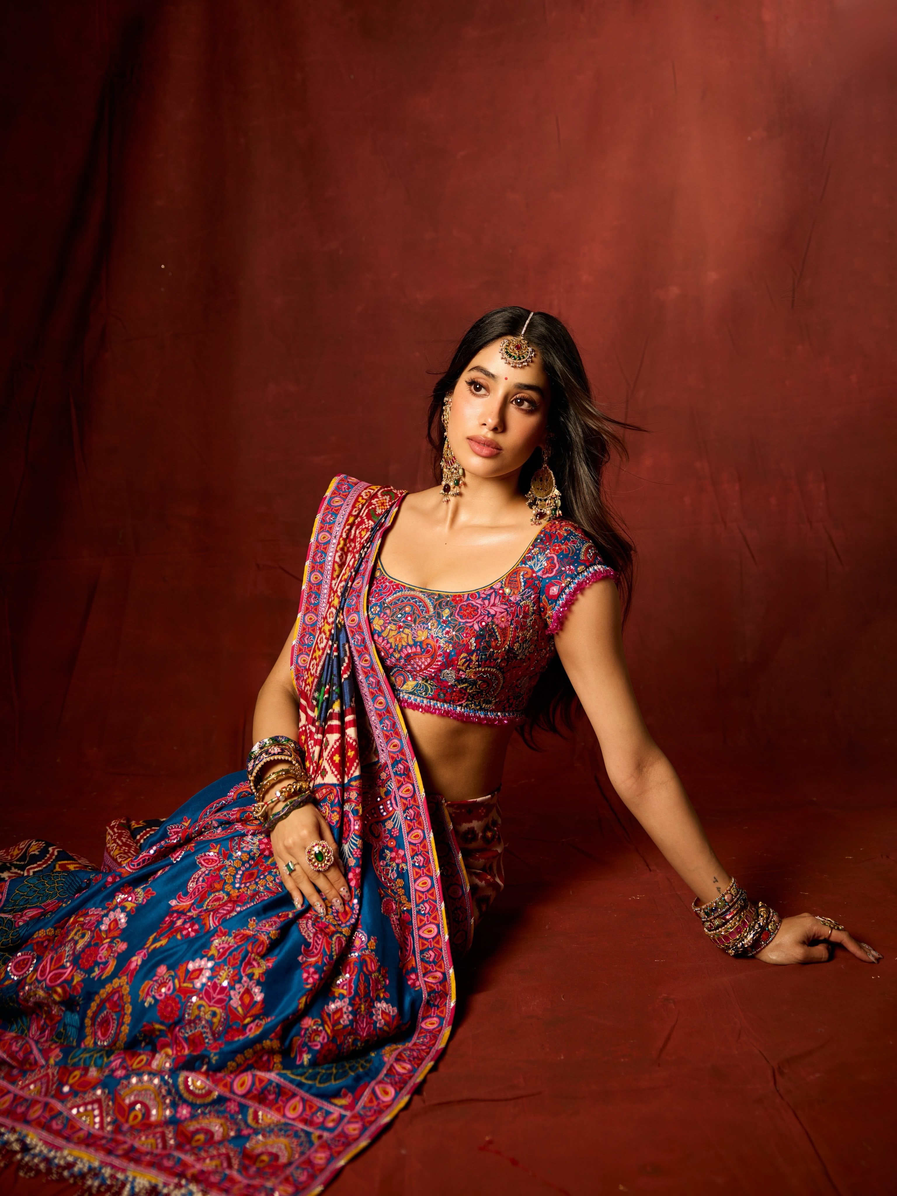 Premium Soft Chinnon Printed Saree | Elegant Designer Print for Festive & Party Wear