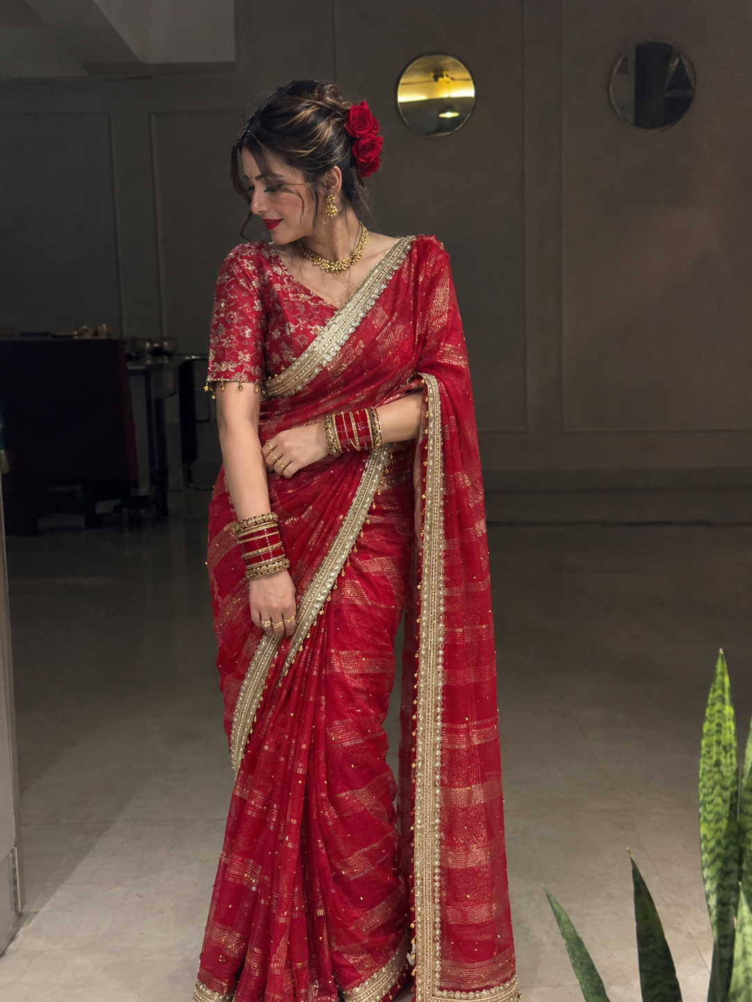 Premium Ghungroo Saree for Women | Designer Party Wear Saree